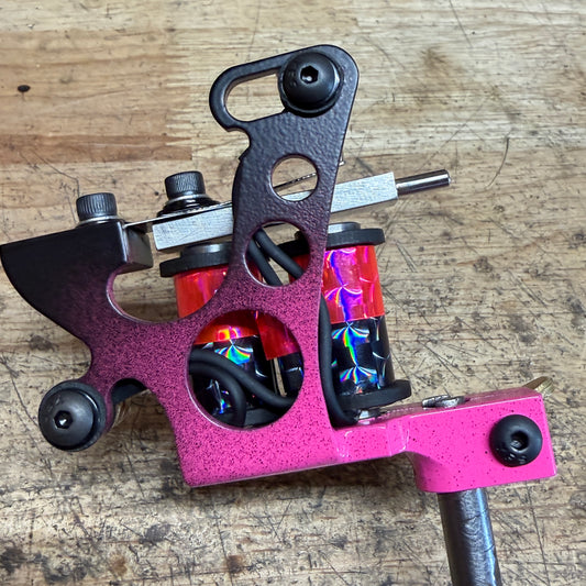Full Size Coleman - Liner - 2 Tone Black and Neon Pink